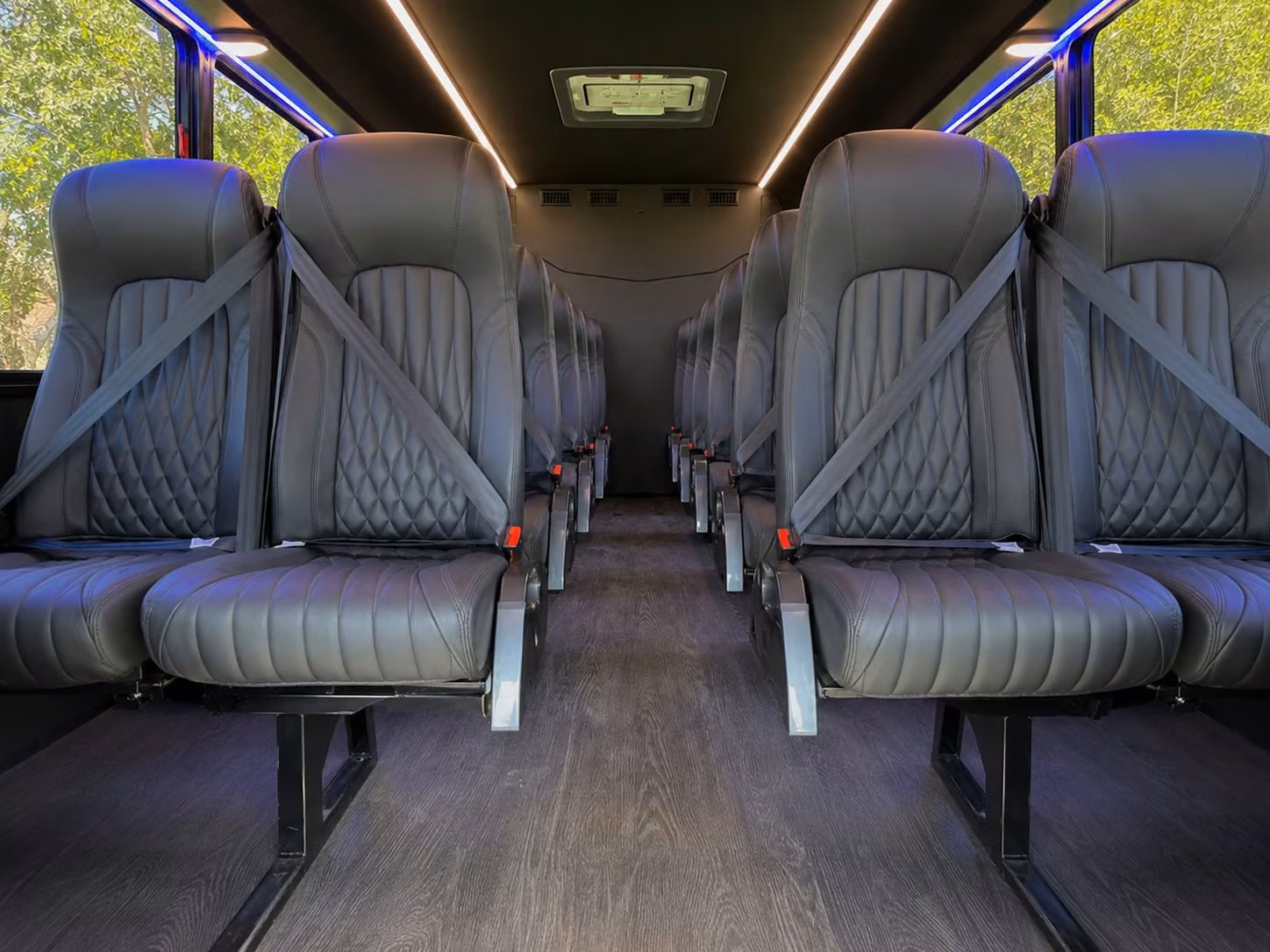 20 passenger minibus inside