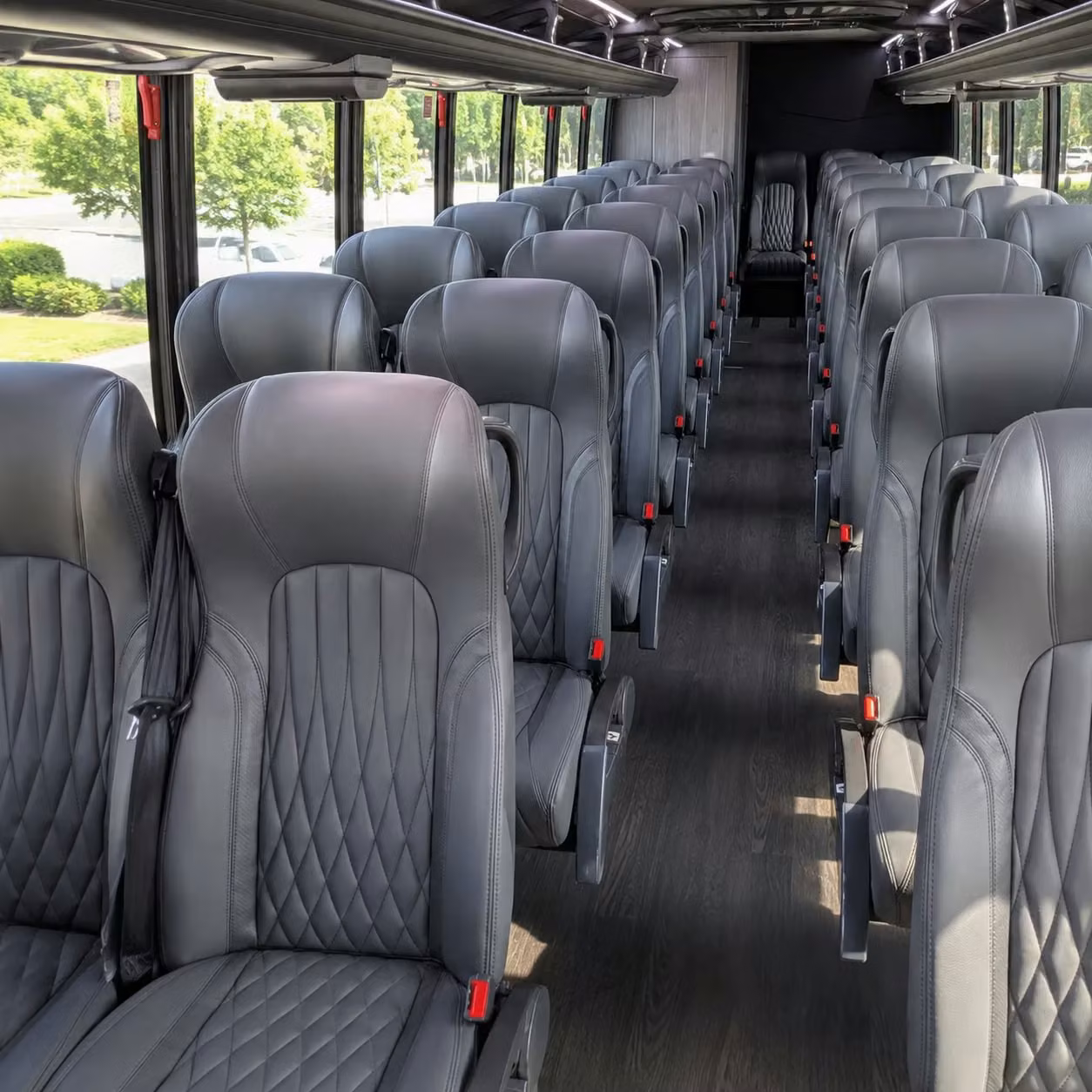 28 passenger minibus interior