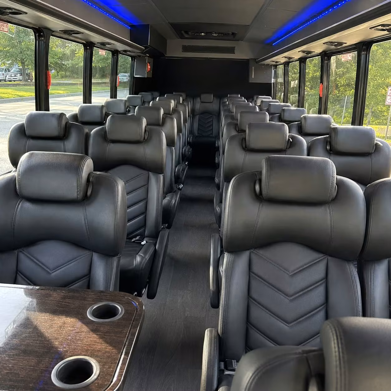 35 passenger minibus interior