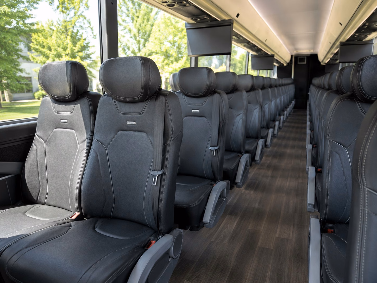 airport and hotel shuttle buses for out of town wedding guests in seattle